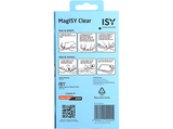 Funda - Isy ISC 1118, Compatible con iPhone 16 Plus, Resistente a Golpes, Anillo Magnético Integrado, Transparente