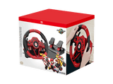 Volante Nintendo Switch 2- Hori Mario Kart Racing Wheel Pro Deluxe, Compatible con Nintendo Switch™, Volante de 22 cm de diámetro, Rojo y negro