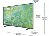 TV LED 43 - Samsung TU43CU8000KXXC, Diseño AirSlim, Crystal UHD 4K, Samsung Gaming Hub, Smart TV powered by Tizen, Negro