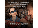 Gafas IA - Meta Adventurer, Lentes en marrón, Cámara 12 MP, Traducción en tiempo real, Resolución 3K HD, +8h Batería, Classic Tortoise