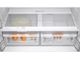 Frigorífico americano - Bosch KFN96VPEA, No Frost, 183 cm, 605 l, Sistema MultiAir Flow, Capacidad XXL ancho especial 90 cm, Acero Inox