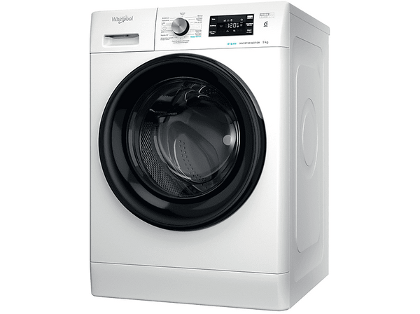 Lavadora carga frontal - Whirlpool FFB 9469 BV SPT, 9 kg, 1400 rpm, 11 programas, 60 cm, Motor Inverter, Blanco