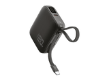 Powerbank - CellularLine Pocket, 10000 mAh, Carga Rápida, 20 W, Hasta 72h de carga, USB C, Negro