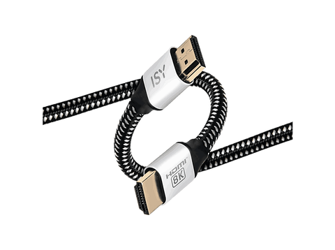 Cable HDMI - ISY IHD 5020, Ultra High Speed HDMI 2.1, 2 m, Negro