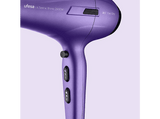 Secador - Ufesa Profesional X-Treme Shine, 2600 W, 3 temperaturas, 2 Velocidades, Difusor incluido, Función Iónica, Morado