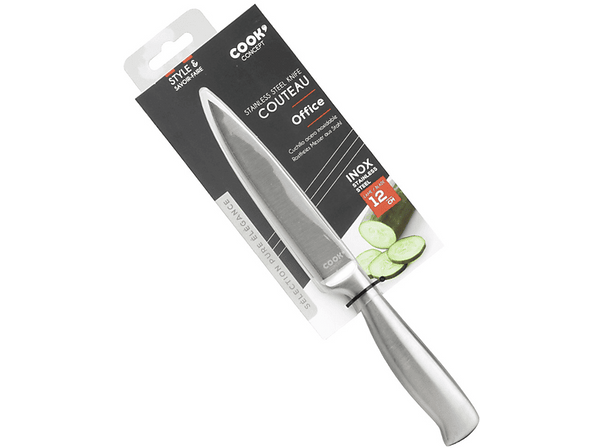 Cuchillo - CMP Paris KD33041, Hoja Acero inoxidable 12 cm, Cacha de Acero inoxidable