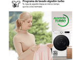 Lavadora carga frontal - LG F2WR5S09A0W,  Serie fondo especial 500, 9 kg, 1200 rpm, 12 programas, AI Direct Drive™, Steam™, Blanco