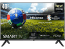 TV LED 40" - Hisense 40A4N, HD, Modo Deportes IA, Modo Juego, Dolby Audio, Smart TV, Negro