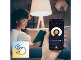Bombilla inteligente - Hama GU10, WiFi, sin concentrador, 5,5W, compatible con Alexa y Google Assistant