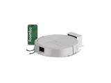 Robot friegasuelos - IRobot Roomba® 115 Combo, 15000 Pa, 250 min, 63 dB(A), Recarga y reanudación automáticas, ClearView™ LiDAR, Blanco