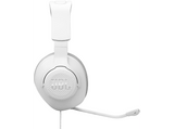 Auriculares gaming - JBL Quantum 100M2, Circumaurales, Diadema con cable, Micrófono, Blanco