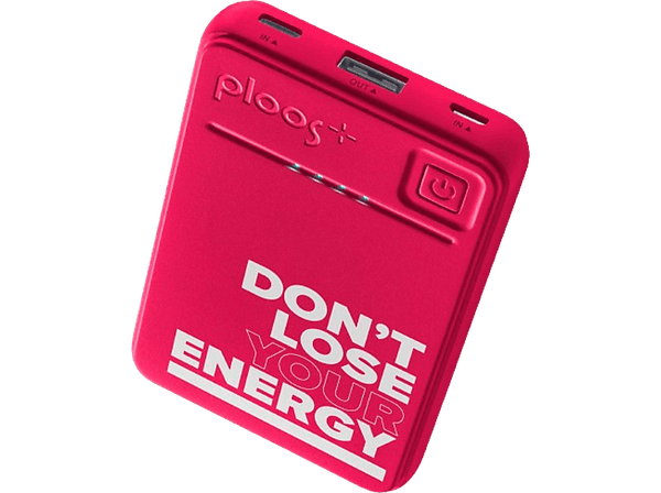 Powerbank - CellularLine POWERBANK5000, 5000 mAh,  Múltiples dispositivos, Universal, 10 W, USB-C / MicroUSB, Rojo