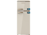 Frigorífico dos puertas - Cecotec Bolero CoolMarket 2D Origin 215 Beige E, 148.50 cm, 215 l, LED interior, Tirador dorado, Beige
