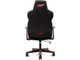 Silla gaming - Woxter Station Alien v2.0, Hasta 150 kg, Reposabrazos Fijos, Ruedas Antiarañazos, Rojo
