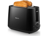 Tostadora - Philips HD2581/90, 8 ajustes, Rejilla calientabollos, Función extraelevación, 900 W, Negro