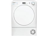 Secadora condensación - Candy Smart CSE C8LF-S, 8kg, Certificado Woolmark, Ciclo 45', Antiarrugas, Blanco