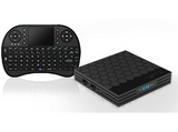 Android TV Box -Sveon SSL6000, Con Teclado Wireless, Compatible con Movistar+ Netflix, Negro