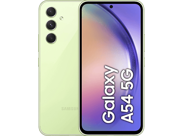 Móvil - Samsung Galaxy A54 5G, Light Green, 128 GB, 8 GB RAM, 6.4" Full HD+, Exynos 1380, 5000 mAh, Android