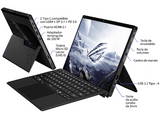 Portátil gaming - ASUS ROG Flow Z13 GZ302EA-RU008W Copilot+ PC, 13.4 2.5K, AMD Ryzen™ Al Max+ 395, 32GB RAM, 1TB SSD, AMD Radeon™ 8060S, W11 H