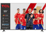 TV LED 55" - TCL 55P6K, UHD 4K, AiPQ, Smart TV, DVB-T2, Smart TV, 60 Hz, Negro