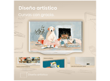 TV QLED 43 - Hisense 43S5Q, Diseño artístico, Modo Arte, Dolby Atmos & DTS X, Blanco