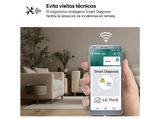 Aire acondicionado Split 1 x 1 - LG MAGNA09SX.SET, 2150 fg/h, Freeze Cleaning, Wi-Fi, Blanco