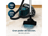 Aspirador sin bolsa - Cecotec Conga Rockstar Cyclonic XL ProAnimal, Potencia 900 W, Depósito 2.8 L, Doble filtro HEPA, 5 accesorios, Blue