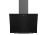 Campana convencional - Beko BHCA66641BBHS, Velocidades 3 + Intesivo, 445 m³/h, Inclinada, Negro