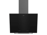 Campana convencional - Beko BHCA66641BBHS, Velocidades 3 + Intesivo, 445 m³/h, Inclinada, Negro