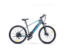 Bicicleta de Montaña - smartGyro Senda 2, Potencia 250W, Velocidad máx. 25 km/h, Autonomía 60km, 7 Velocidades, Eléctrica, Gris/Azul