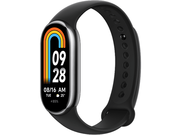 Pulsera de actividad - Xiaomi Smart Band 8, 1.62" AMOLED, Batería hasta 16 días, Monitoreo de salud, 150 modos de entrenamiento, Negro,