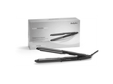 Plancha de pelo - BaByliss Straight and Curl ST486E, Titanio, 230°C, Tecnología iónica, 5 Temperaturas, Negro