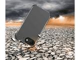Funda móvil - CellularLine TETRA, Apple, Para iPhone 16e, Transparente y Negro