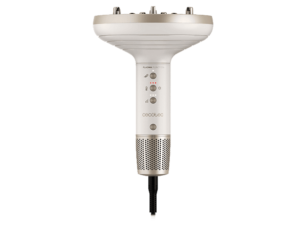 Secador - Cecotec DryWave Nébula, 1300W, 3 velocidades, 3 temperaturas, PlasmaTech, Difusor XXL, Motor BLDC, 12 púas, Argan&Keratin Oil, Champagne
