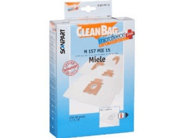 Bolsas de aspirador - Scanpart M 157 MIE 15 TYP F-J-M compatible con aspiradores Miele