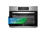 Horno - Beko BBCM12300X, Multifunción, Limpieza por vapor, 48 l, 59.4 cm, Inox