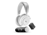 Auriculares gaming - SteelSeries Arctis Nova Pro Omni, Cancelación activa de ruido (ANC), Autonomía 30 h, Certificado Hi-Res Wireless, Blanco