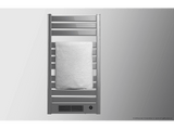 Toallero eléctrico - Cecotec Ready Warm 9780 Ceramic Towel, 2000W, IPX1, Control remoto, Temporizador, Plata