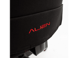 Silla gaming - Woxter Station Alien v2.0, Hasta 150 kg, Reposabrazos Fijos, Ruedas Antiarañazos, Rojo