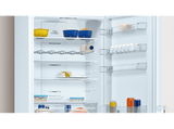 Frigorífico combi - Balay 3KFE776WE, No Frost, 435 l, 203 cm, Cajón ExtraFresh, Botellero cromado, Display LED Externo, Blanco