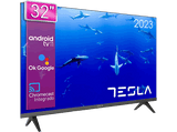 TV LED 32 - Tesla 32E635BHS, HD, Android TV 11, WiFi, Bluetooth, Chromecast integrado, Negro