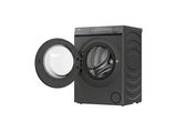 Lavadora secadora - Haier HWD90BP14367GTUS, 9 kg/5 kg, Inverter, 1400rpm, Flexy Time, Ciclo Allergy Care, Ropa de bebé, Inox