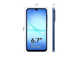Móvil - Samsung Galaxy A17, Azul, 256 GB, 8 GB RAM, 6.7, FHD+ Super AMOLED, Mediatek G99 Octa-core, 5000 mAh, Android 15