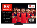 TV RGB Mini LED 65 - TCL 65RM7L, 4K, TSR AiPQ, Smart TV,HDR de hasta 2000 nits, Dolby Vision y Atmos, Panel HVA Pro, Negro