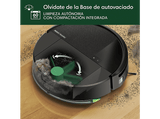 Robot friegasuelos - iRobot Roomba® 205 Combo DustCompactor, 1820 ml, 12.8V, Autonomía 3h, Negro