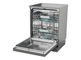 Lavavajillas - Hisense HS673A90X, 16 servicios, 7 programas, 59.9 cm, Conectividad Wi Fi, Tercera bandeja, Inox