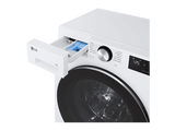 Lavadora carga frontal - LG F4X5009TLC, 9 kg, 1400 rpm, 12 programas, TurboWash 360º, Clase A-40%, Blanco