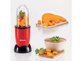 Batidora de vaso - Ariete 559, 250 W, 0.5 l, Cuchillas acero inoxidable, Rojo