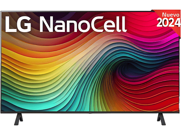 TV LED 43" - LG 43NANO82T6B, UHD 4K, Procesador Inteligente 4K α5 Gen7, Smart TV, DVB-T2 (H.265), Negro