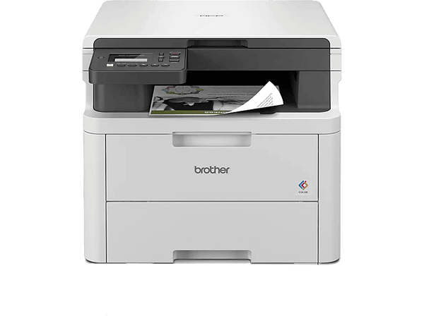 Impresora multifunción - Brother DCPL3520CDW, Láser a color, 18 ppm en color y monocolor, Doble cara, WiFi, Gris